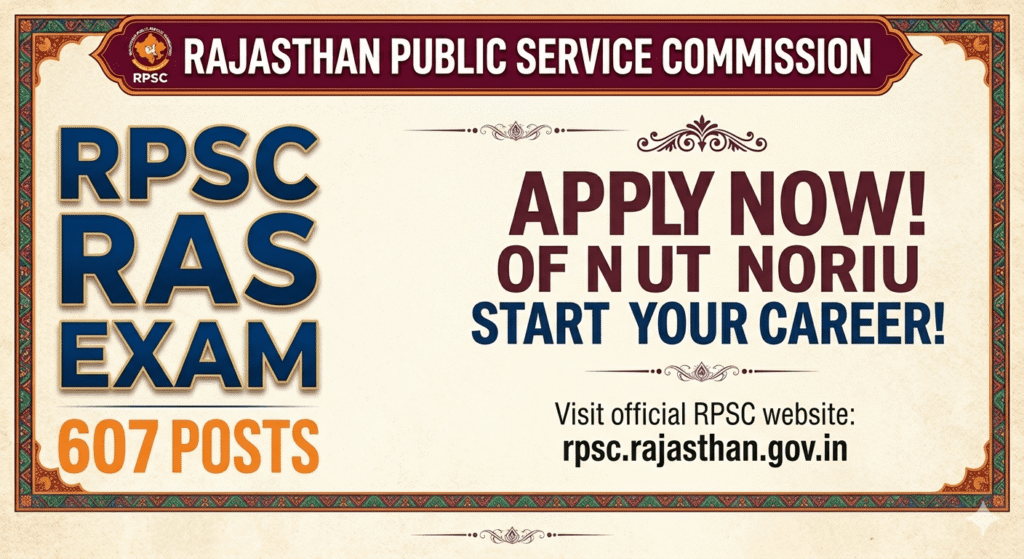 RPSC RAS 2026 Notification