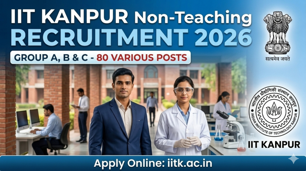 IIT Kanpur Non-Teaching Recruitment 2026