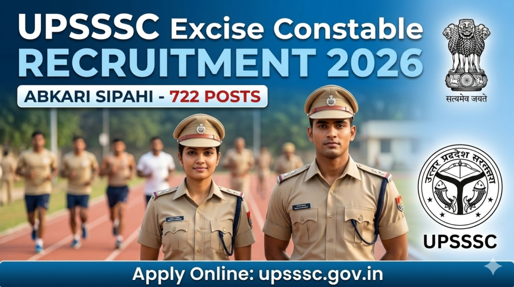 UPSSSC Excise Constable Recruitment 2026